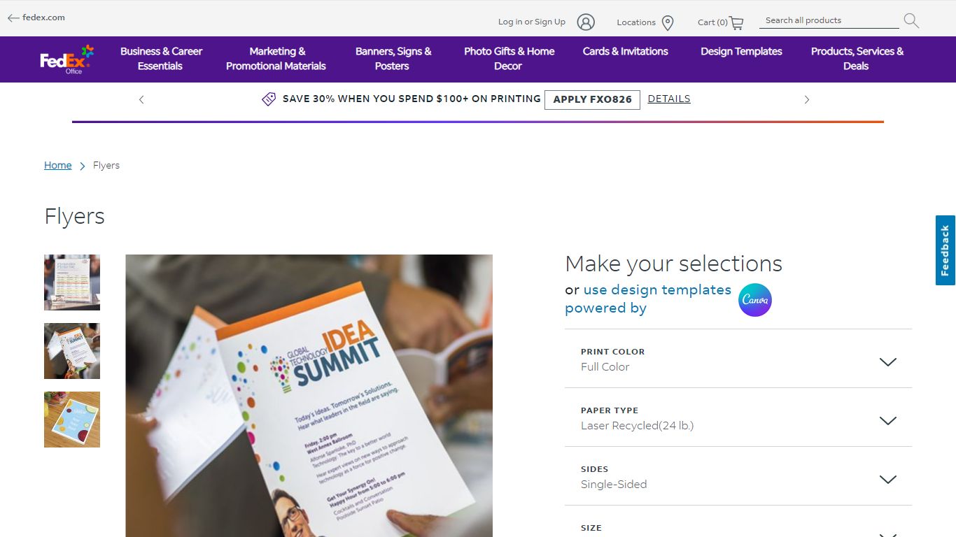 Design & Print Custom Flyers Online | FedEx Office